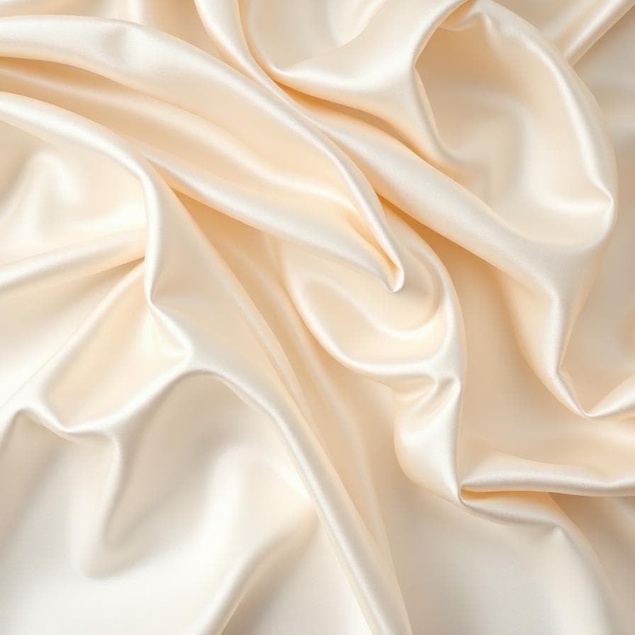 Cream silk swirl